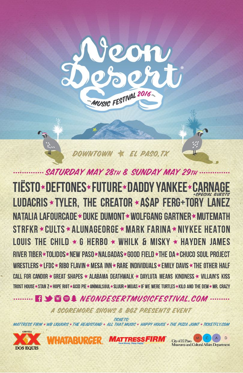 Neon Desert Music Festival Lineup